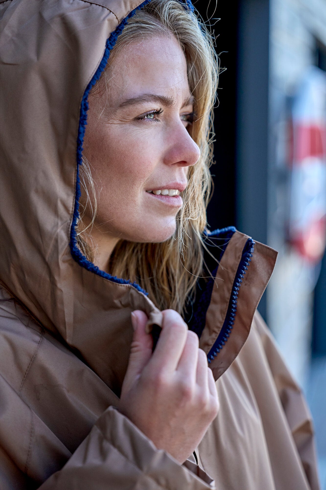 North vinterbadekåbe - Warm Taupe